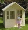 tp hideaway house wooden playhouse small image
