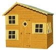 2 storey loft wooden playhouse small image
